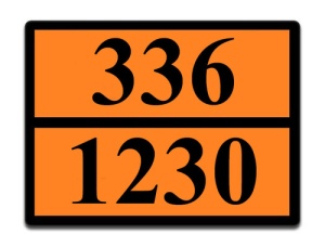 Табличка оранжевая 336-1230