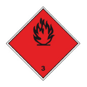 Табличка "Легковоспламеняющиеся жидкоси №3"