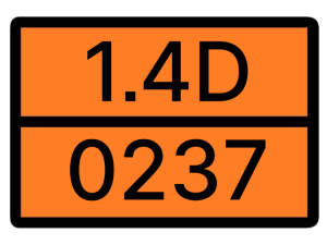 Табличка оранжевая 1.4D-0237
