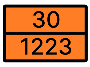Табличка оранжевая 30-1223. Керосин
