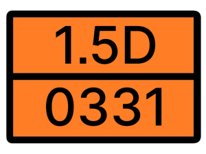Табличка оранжевая 1.5D-0331