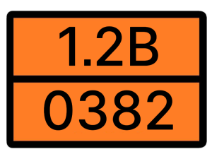 Табличка оранжевая 1.2В-0382