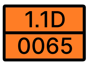 Табличка оранжевая 1.1D-0065