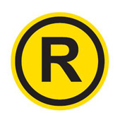 Наклейка R
