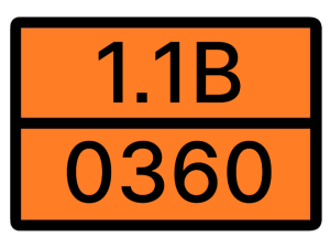 Табличка оранжевая 1.1B-0360