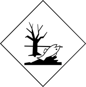 Табличка «Вещество опасное для окружающей среды»