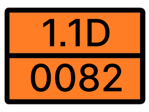 Табличка оранжевая 1.1D-0082