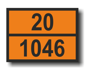 Табличка оранжевая 20-1046